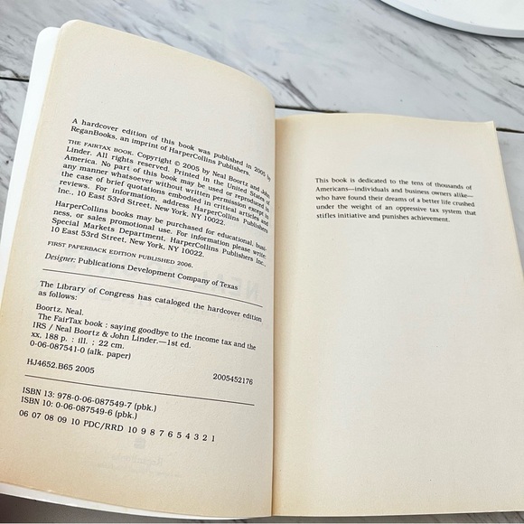 IRS The FairTax Book Neal Boortz & congressman John Linder Book Paperback - Picture 4 of 7